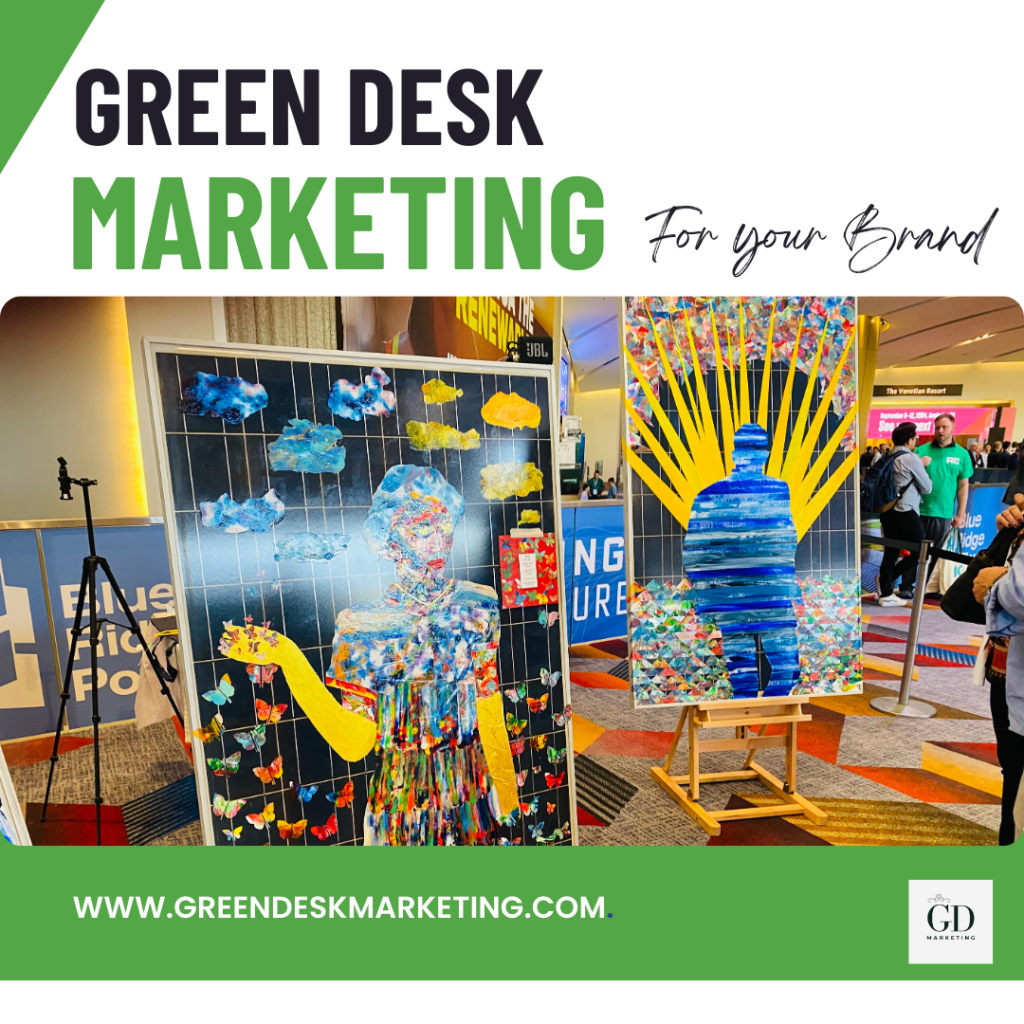 Green desk marketing at las vegas forum